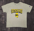 Youth Short Sleeve T-shirt Southern Miss over MS Emblem with Eagle Head