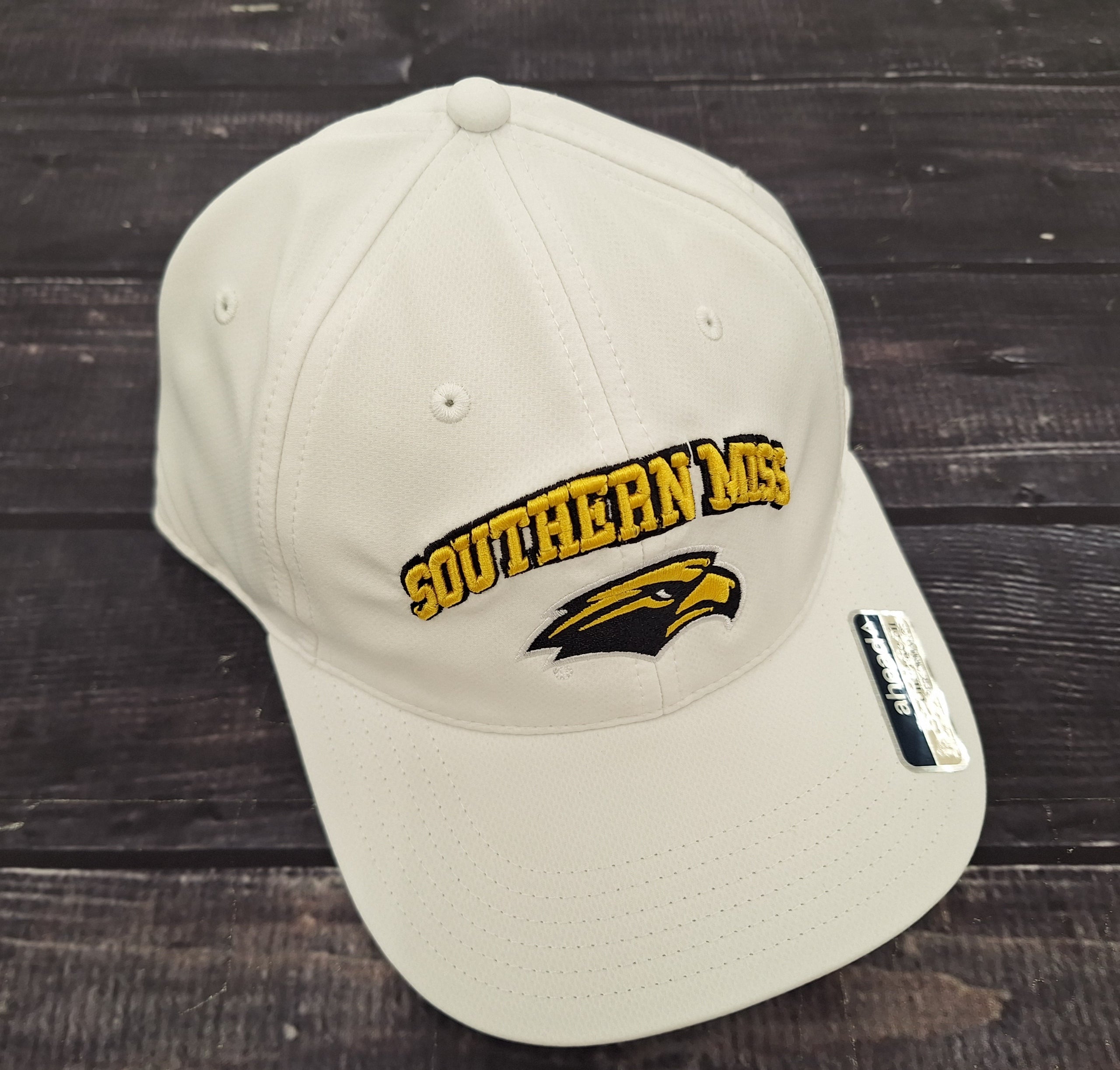 Ahead USA Cap Baseball Frio Aerosphere Unstructured with Southern Miss Arch Eagle Head