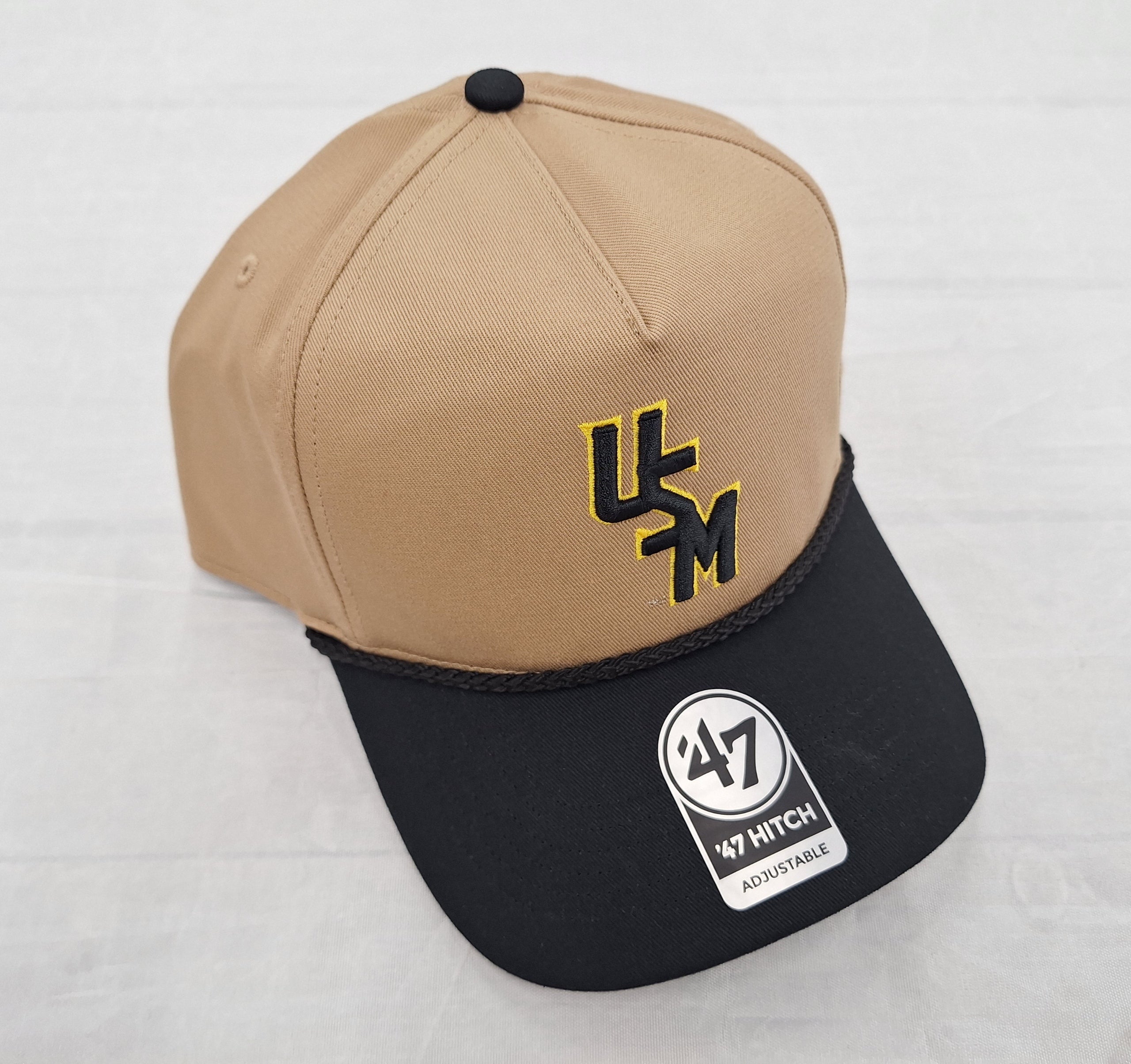 47 Brand Cap Baseball Hitch Rope Bill 2 Tone Stacked USM