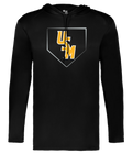 T-Shirt Long Sleeve Hooded B-Core with Plate Outline Stacked USM