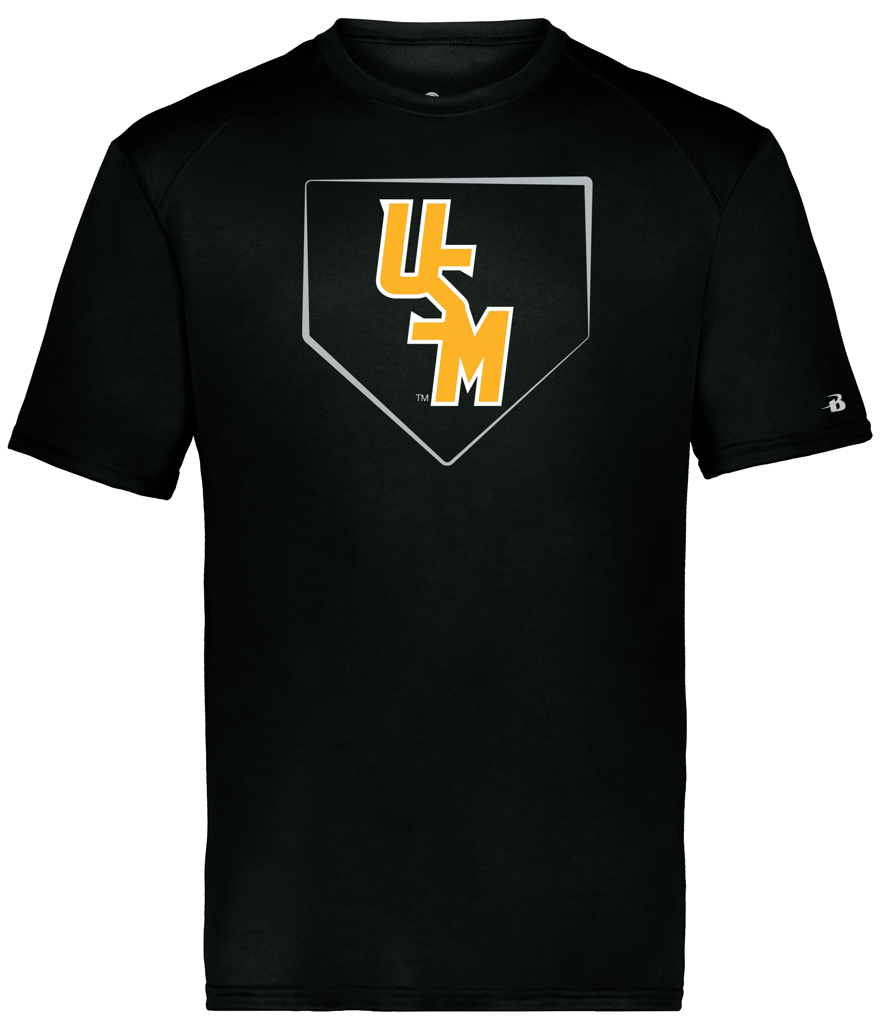 T-Shirt Short Sleeve B-Core with Plate Outline Stacked USM