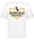 T-Shirt Short Sleeve B-Core with Plate Outline Stacked USM Baseball