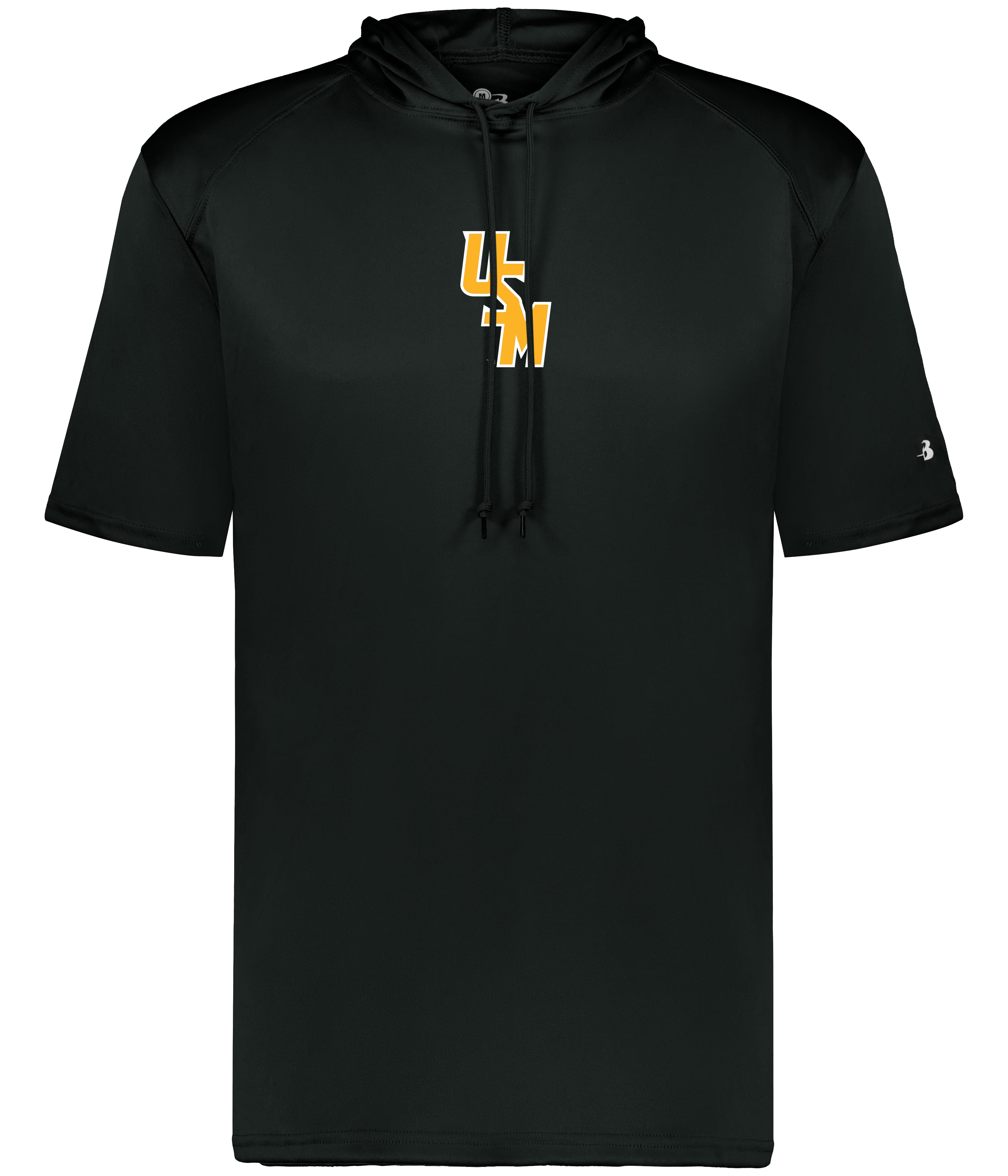 Badger T-Shirt Hooded B-Core Stacked USM