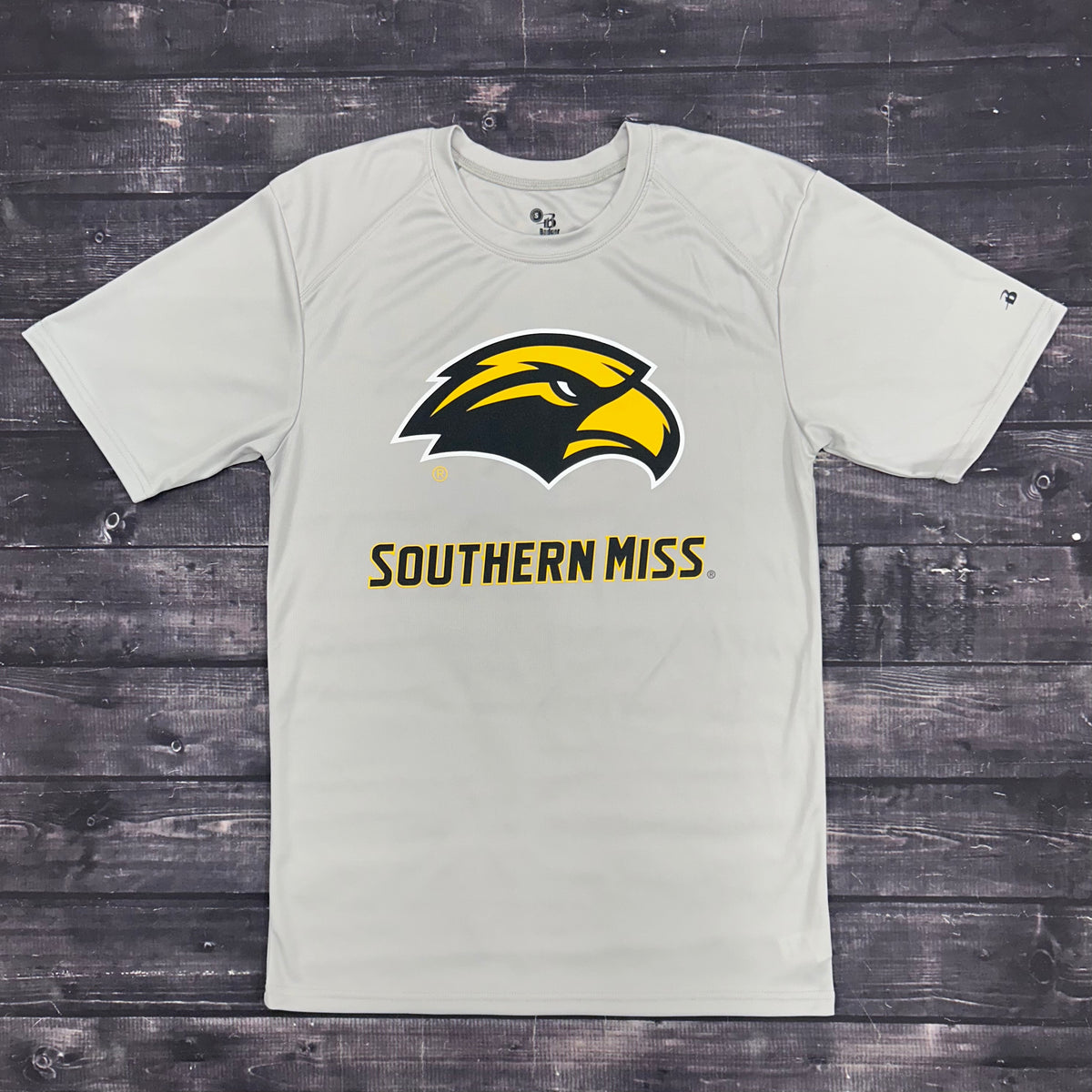 B-Core Short Sleeve T-Shirt with Eagle Head Southern Miss