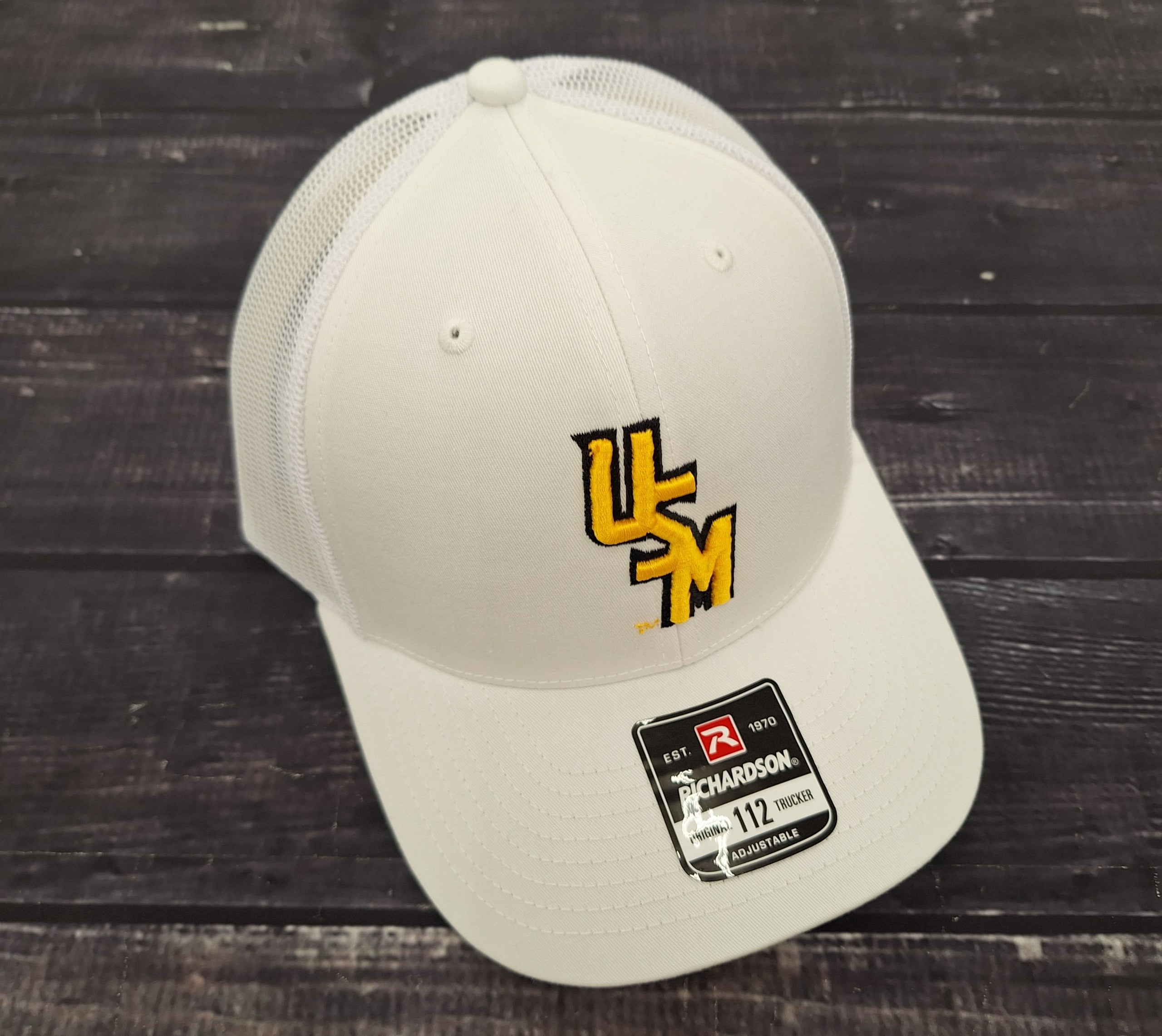 Richardson Cap Baseball Trucker with Stacked USM
