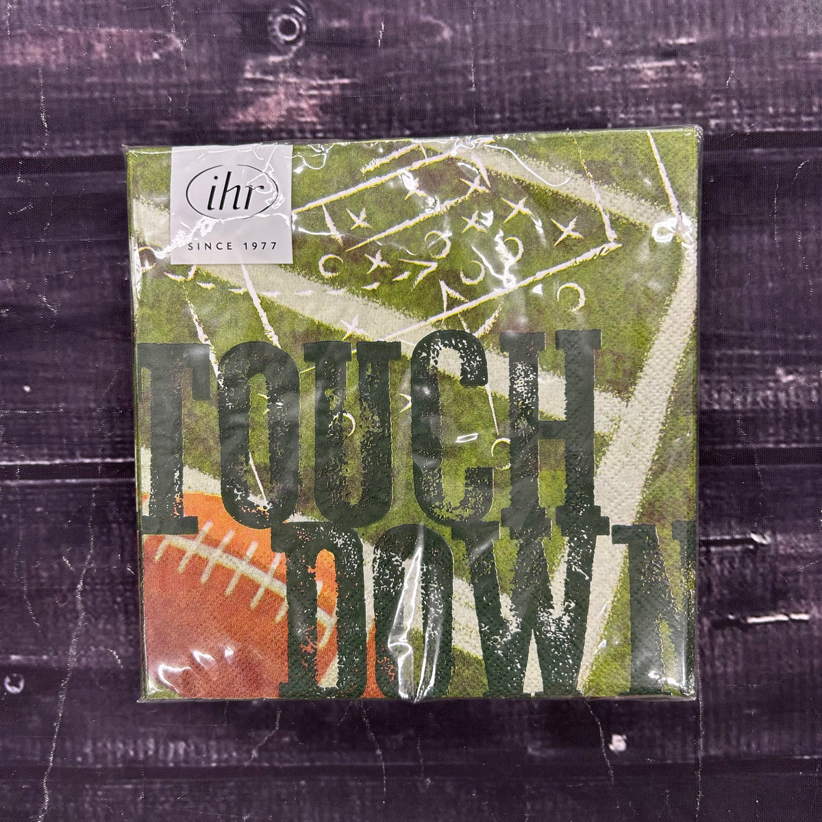 Napkin 2O Pack Luncheon Touchdown Football Field Luncheon Napkin 2O Pack