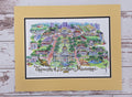 Print Double Mat University Of Southern Mississippi Campus