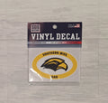 Auto Decal 3" Euro Southern Miss Dad with Eagle Head