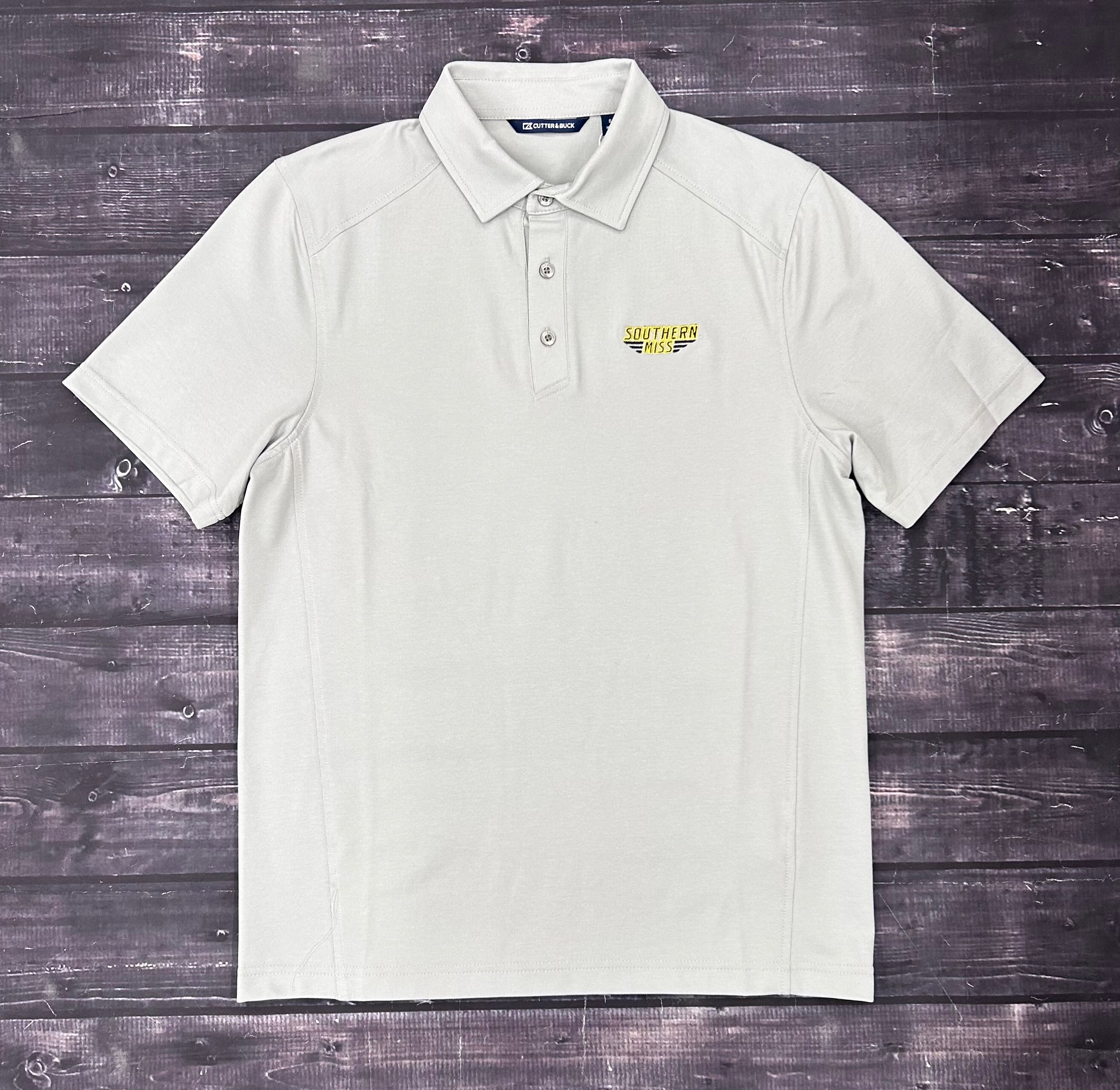 Cutter & Buck Men's Advantage Eco Refresh Polo with Southern Miss Bars