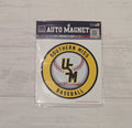 Auto Magnet 6" Southern Miss Baseball Circle with Stacked USM
