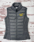 Vest Women's Full Zip Packable Down Left Chest Southern Miss Script