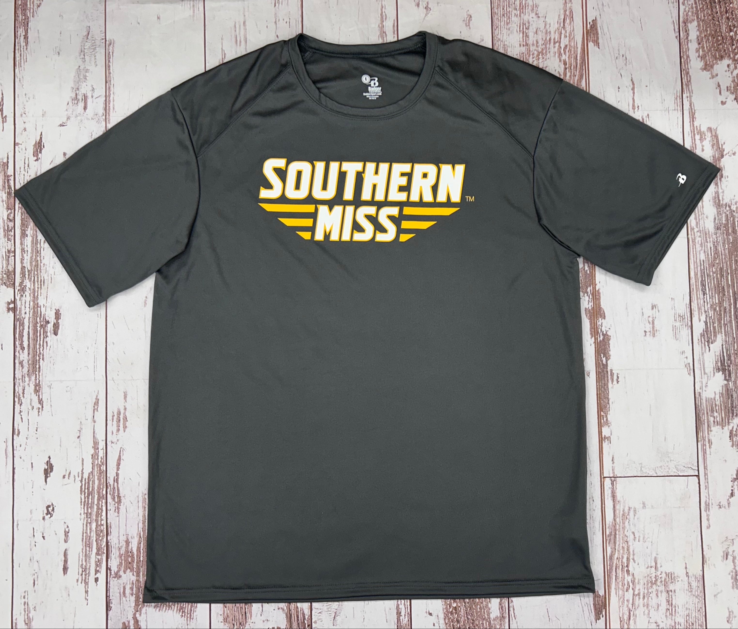 B-Core Short Sleeve T-Shirt with Southern Miss Bars