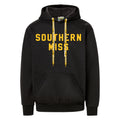 Vintage Fleece Hooded Sweatshirt with Southern Miss and Custom Laces