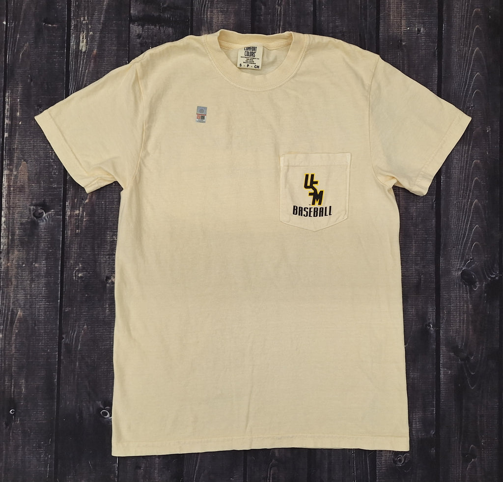T-Shirt Short Sleeve Baseball Stadium with Stacked USM