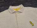 Horn Legend Polo Men's Baseball Pattern All Over Stacked USM Gold Bamboo Charcoal