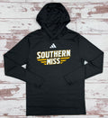 Adidas Hooded Long Sleeve T-Shirt with Southern Miss Bars