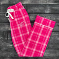 Women's Cuff Flannel Pant with Southern Miss Script