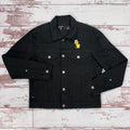 Women's Flare Long Sleeve Button-up Jacket with Stacked USM