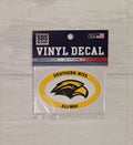 Auto Decal 3" Euro Southern Miss Alumni with Eagle Head