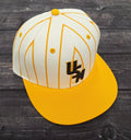 The Game Striped Baseball Cap with Stacked USM