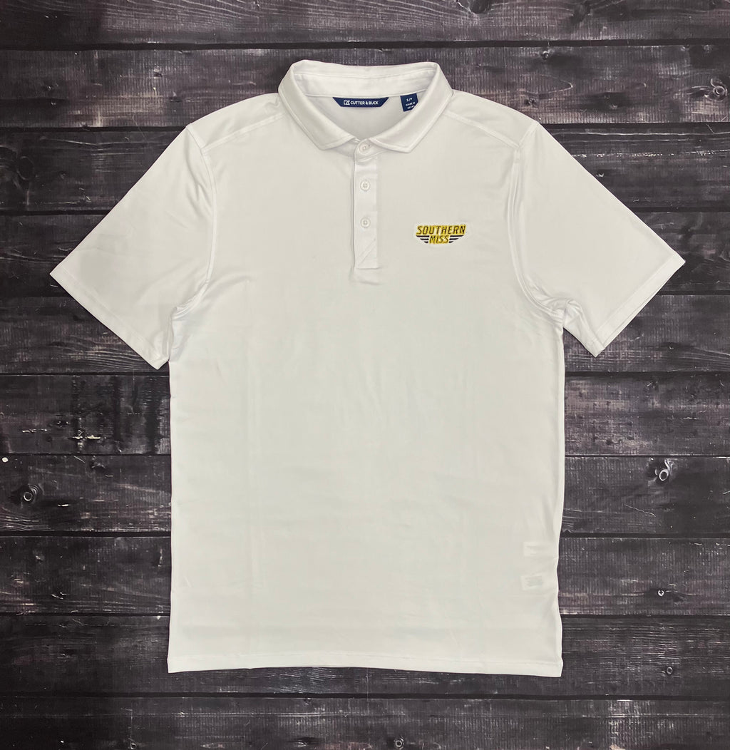 Cutter & Buck Men's Coastline Epic Comfort Eco Polo with Southern Miss Bars