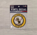 Auto Decal 3" Southern Miss Baseball Circle with Stacked USM