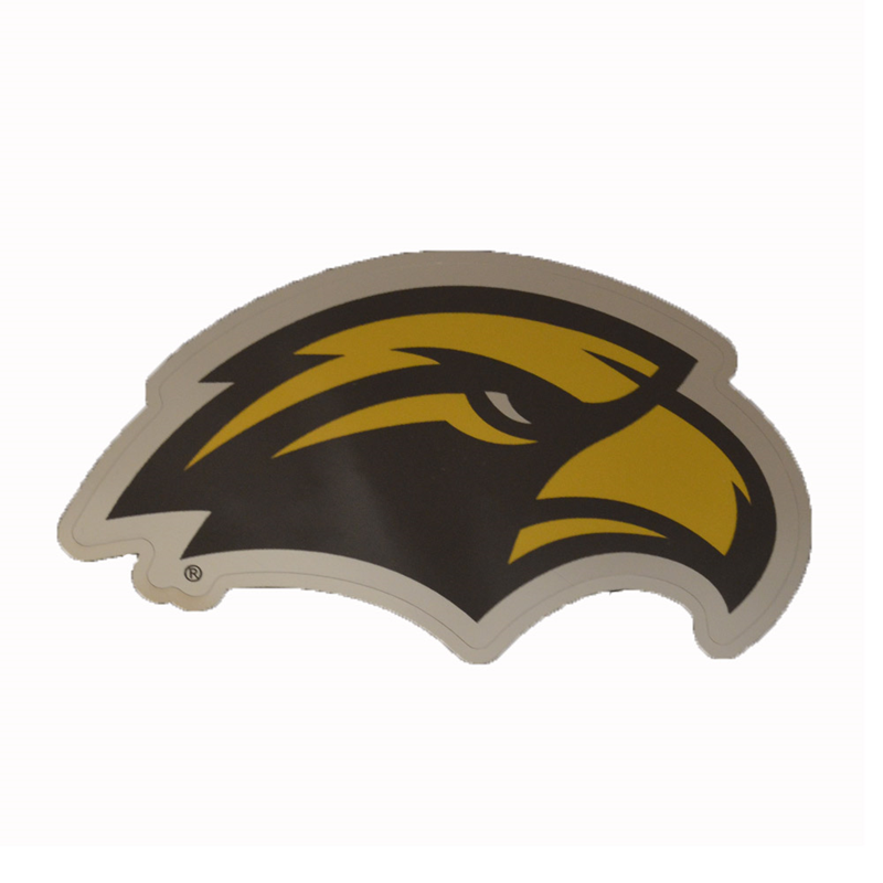 Auto Decal Metallic 6X6 Eagle Head