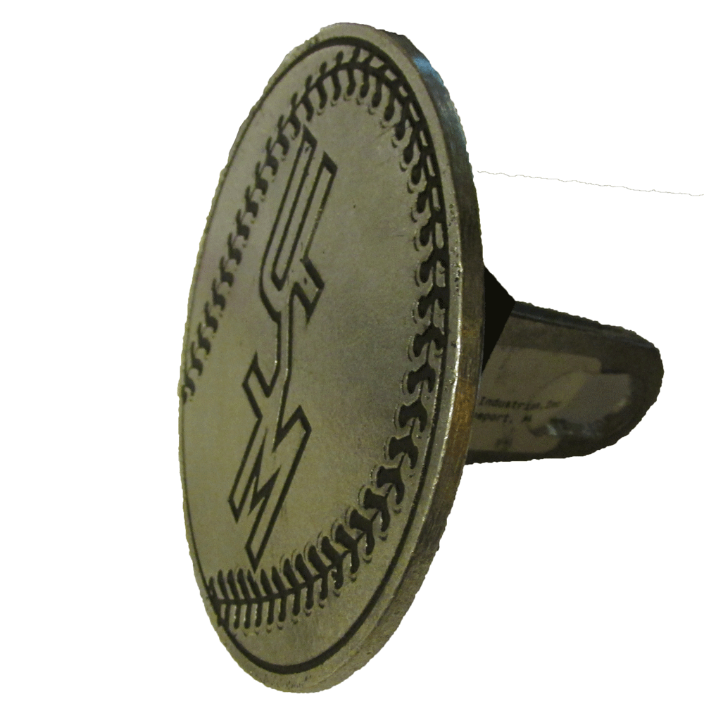 Auto Hitch Cap Stacked USM Baseball Shape