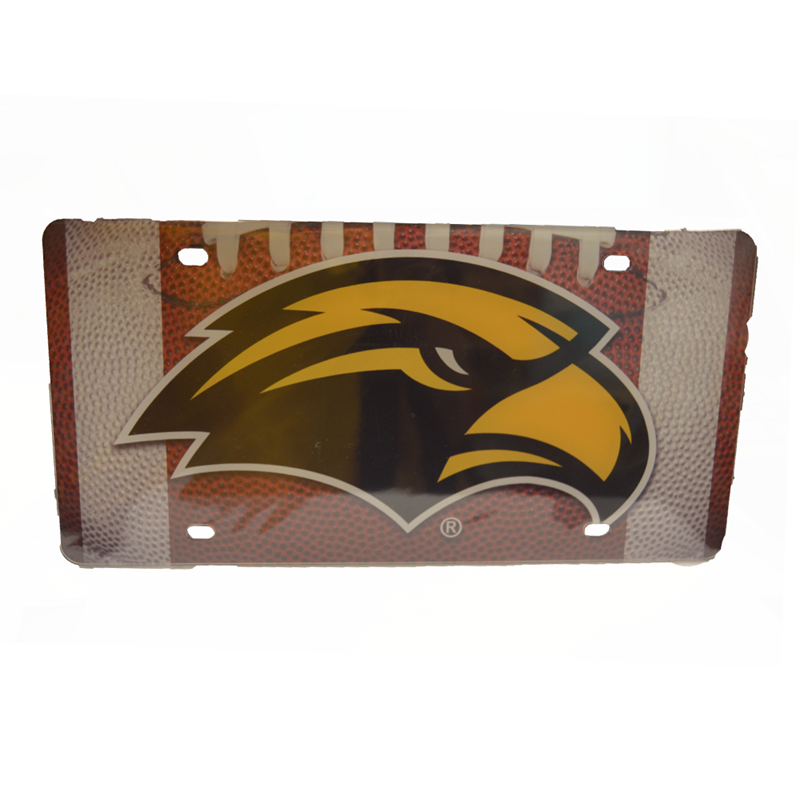 Auto License Plate Football Eagle Head