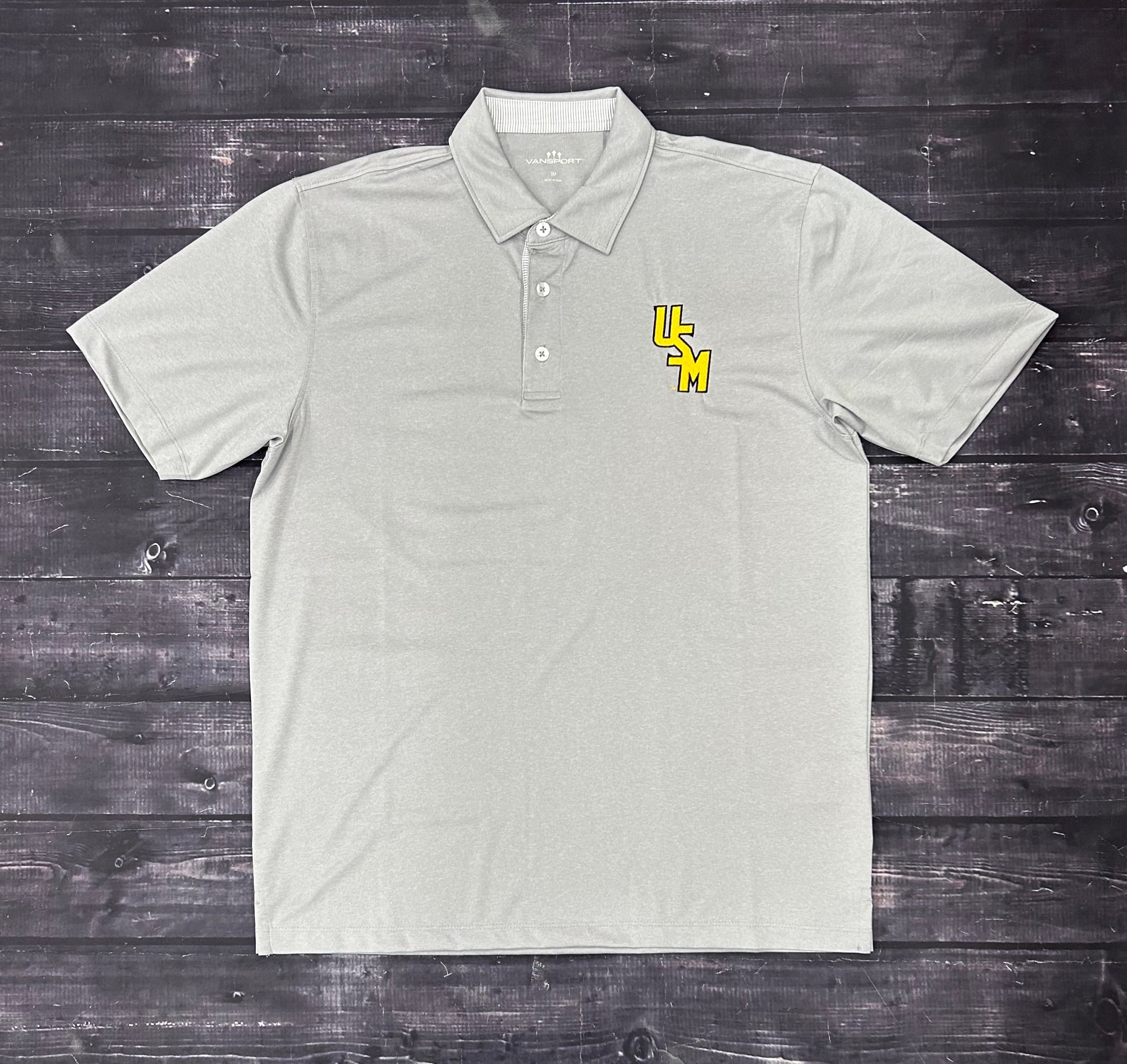 Vantage Men's Pro Signature Polo with Stacked USM