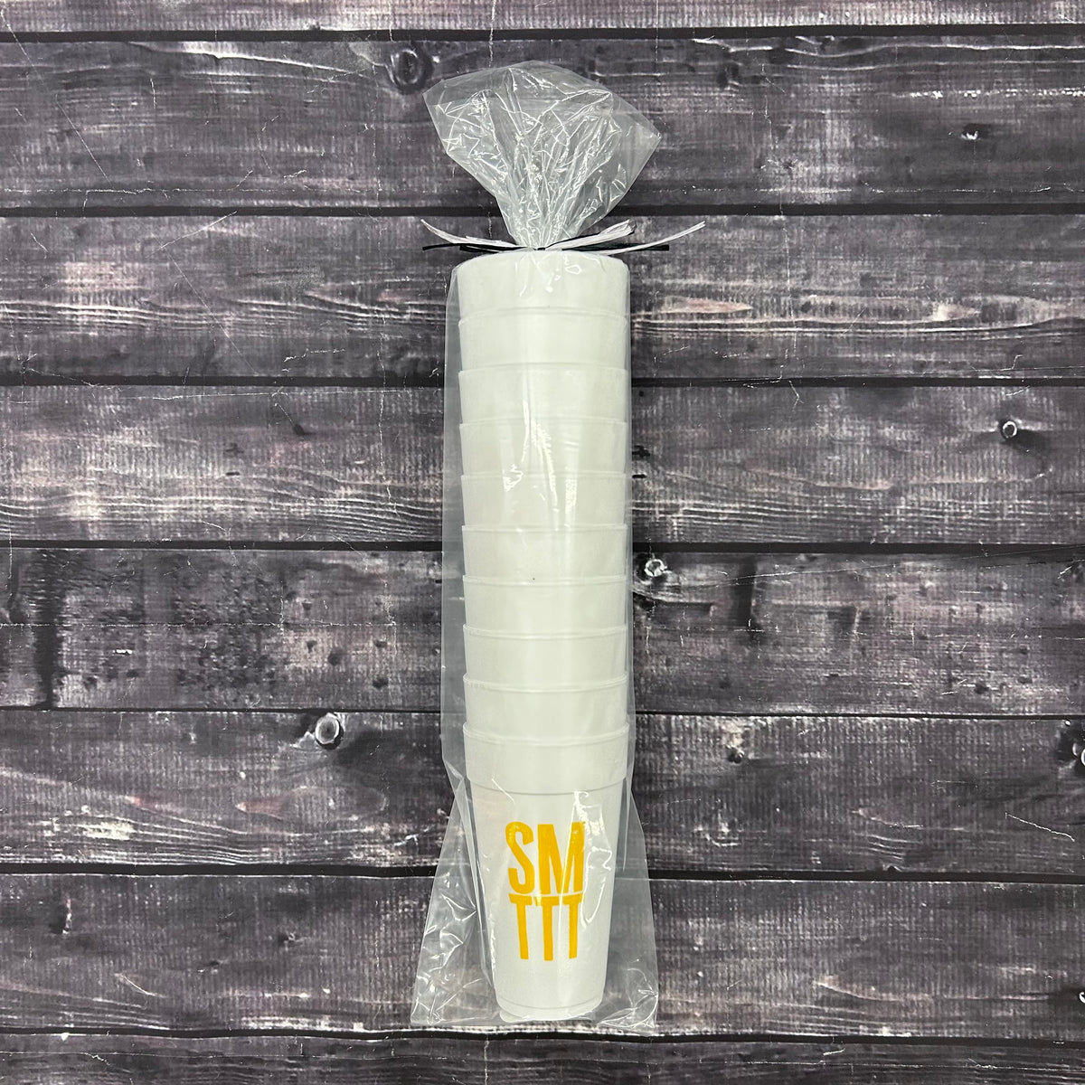 SMTTT Gold Styrofoam Cups 10 Pack