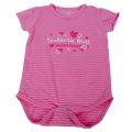 Baby Heart Onesie with Southern Miss and Golden Eagles