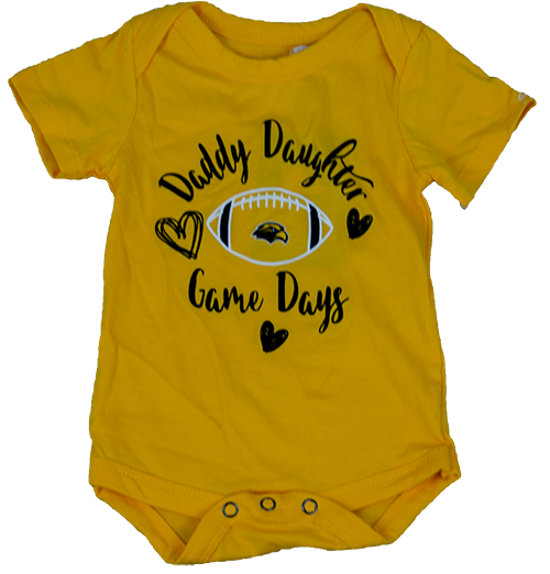 Garb, Inc. Baby Daddy Daughter Game Days Onesie with Eagle Head