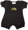 Baby Ruffle Short Sleeve Romper with Eagle Head
