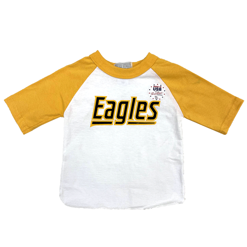 Third Street Sportswear Baby Raglan T-Shirt Eagles