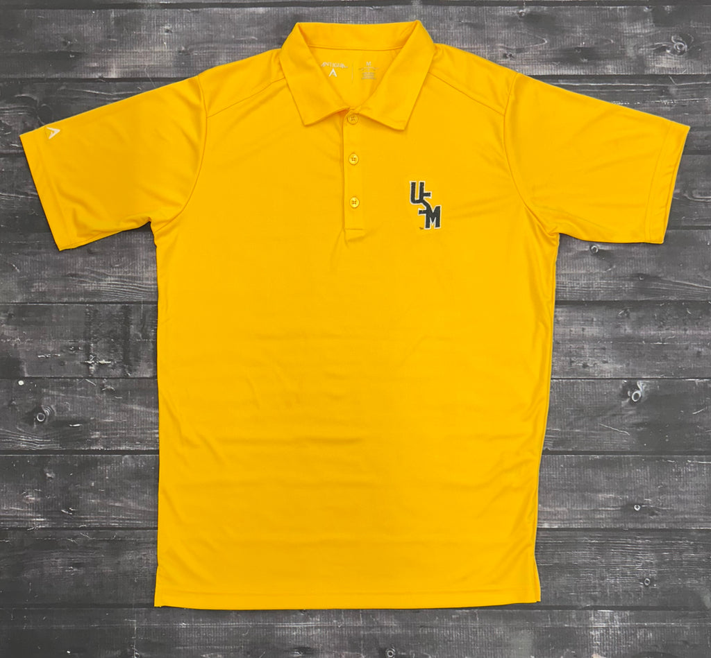 Antigua Men's Tribute Polo with Stacked USM