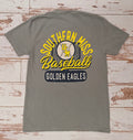 T-Shirt Short Sleeve Baseball Homeplate with Stacked USM