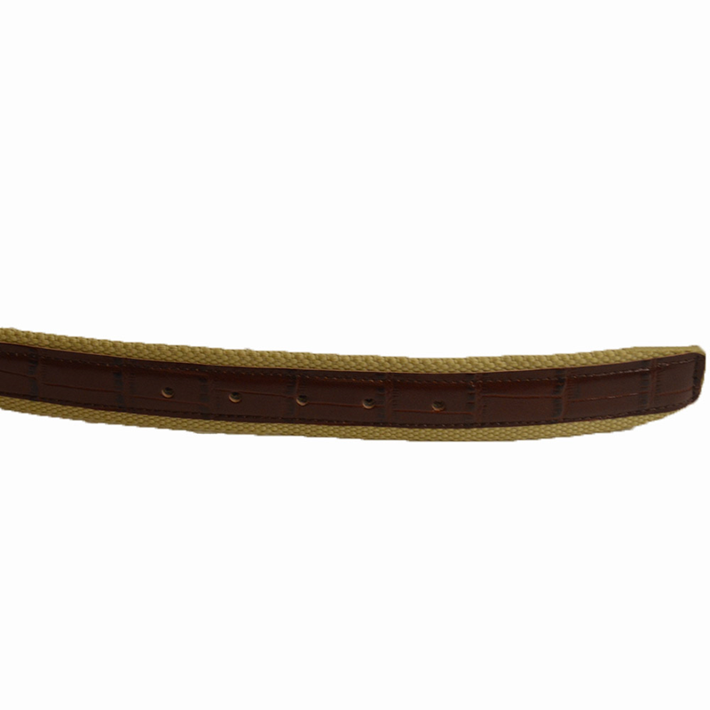 Crocodile Leather Belt Eagle Head Concho