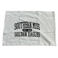 Pro-Weave Sweatshirt Blanket with Southern Miss Est 1910 Golden Eagles