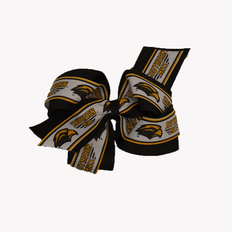 Bow Logo Overlap King Southern Miss Bars Eagle Head