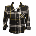 Women's Flannel Plaid Button down Boyfriend