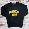 Core Fleece Crewneck Sweatshirt with Embroidered Southern Miss Arch Patches