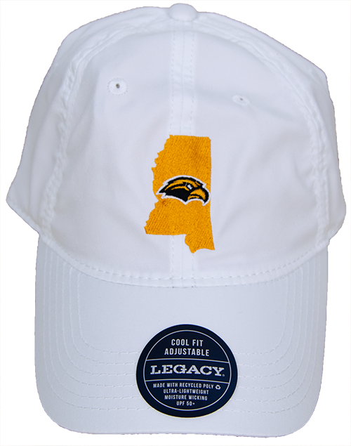 L2 Brands Cap Baseball Adjustable Cfa Gold Mississippi Emblem Eagle Head