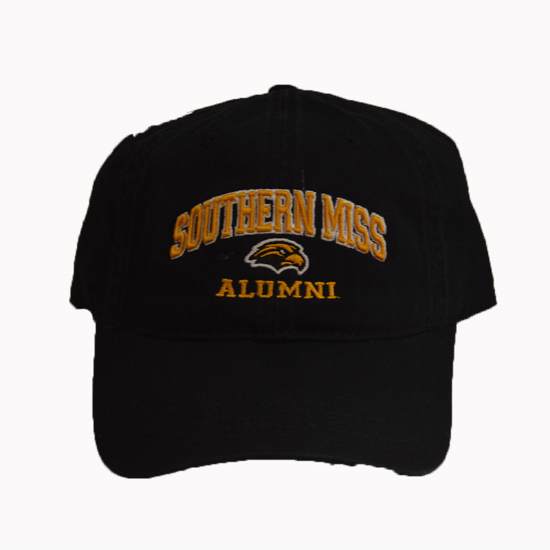 Cap Baseball Eza Southern Miss Arch Eagle Head Alumni