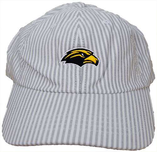 Ahead USA Cap Baseball Oxford Prep Stripe Eagle Head