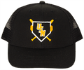 Youth Cap Baseball Trucker Crossed Bats Stacked USM