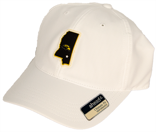 Ahead USA Cap Baseball Ultimate Fit Vent Mississippi Emblem Eagle Head