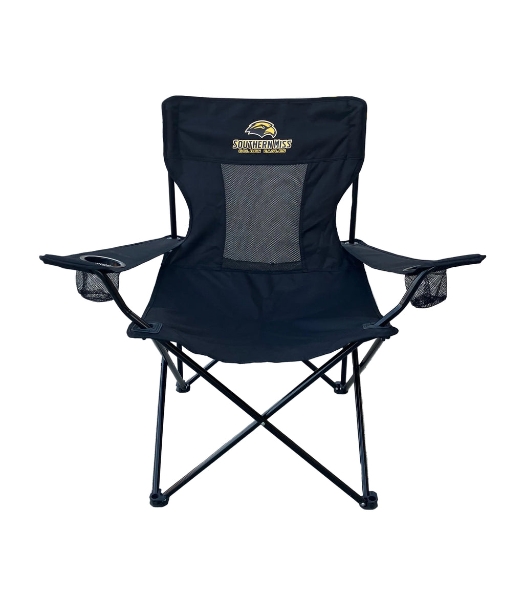 Tailgate Chair Elite with Eagle Head Southern Miss Golden Eagles Wordmark