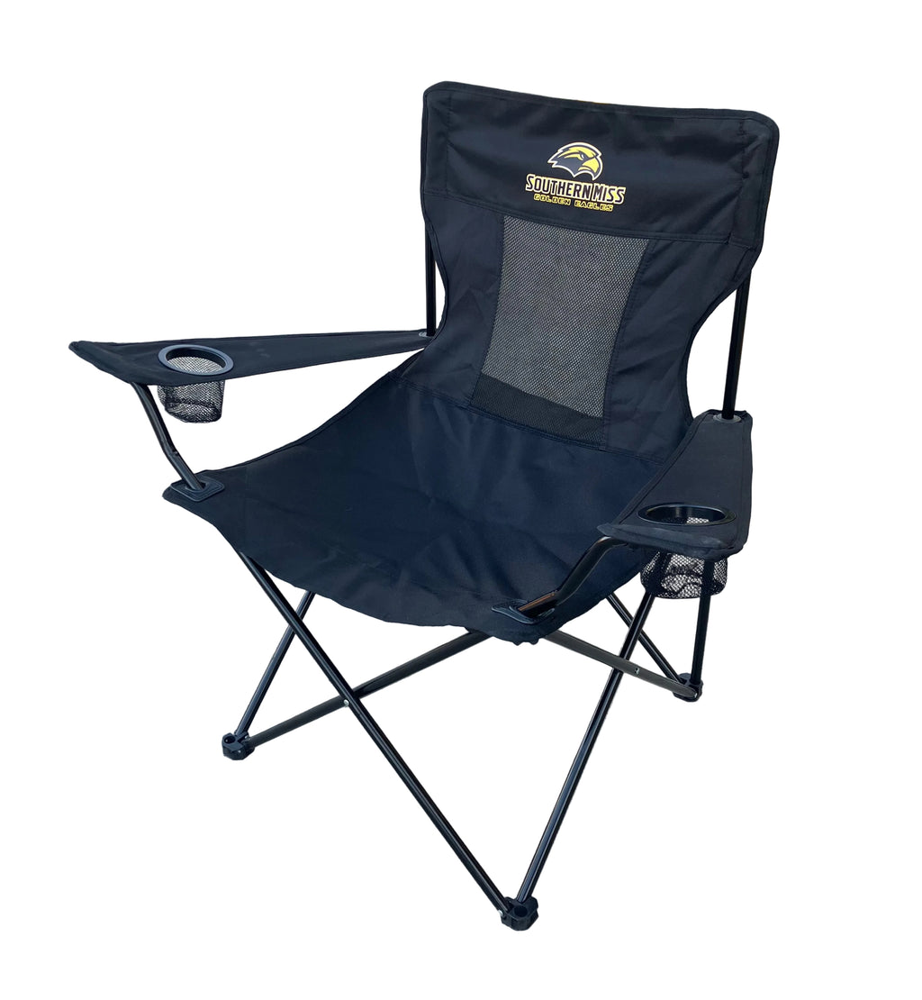 Tailgate Chair Elite with Eagle Head Southern Miss Golden Eagles Wordmark