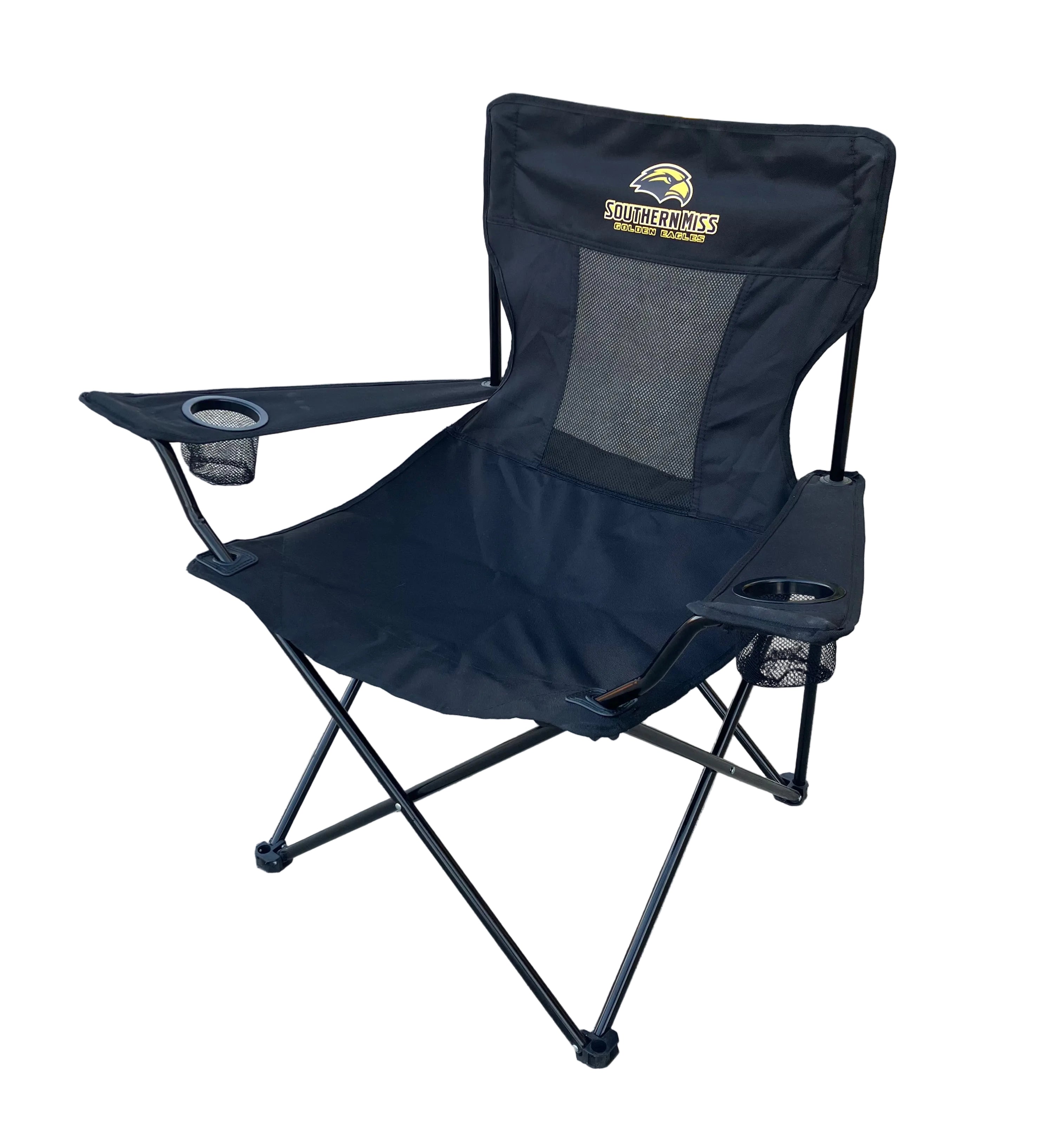 Tailgate Chair Elite with Eagle Head Southern Miss Golden Eagles Wordmark